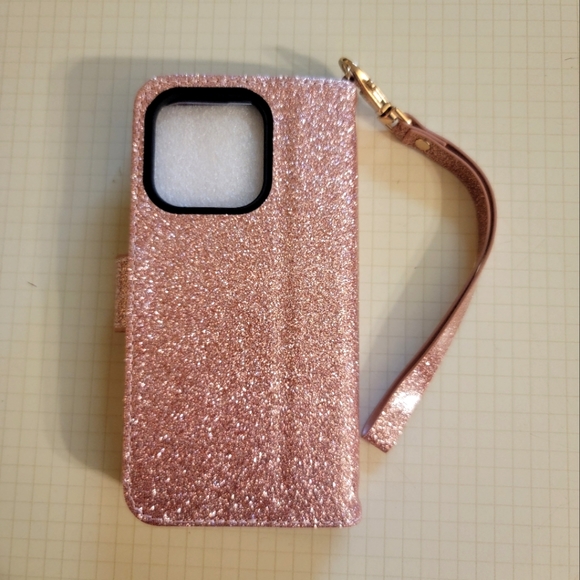 NEW IPhone 14plus case/wallet rose gold - Picture 2 of 5